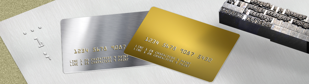 banner image for showing embossed cards
