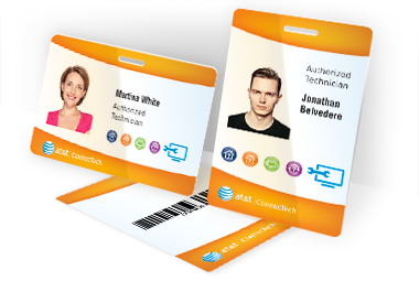 Event badges and ID badges custom printed by CardPrinting.com